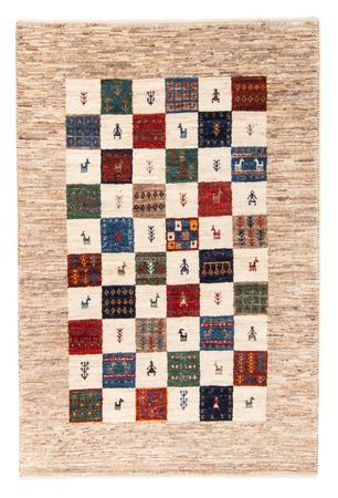 Tapis Gabbeh - Loribaft Persan - 125 x 86 cm - multicolore