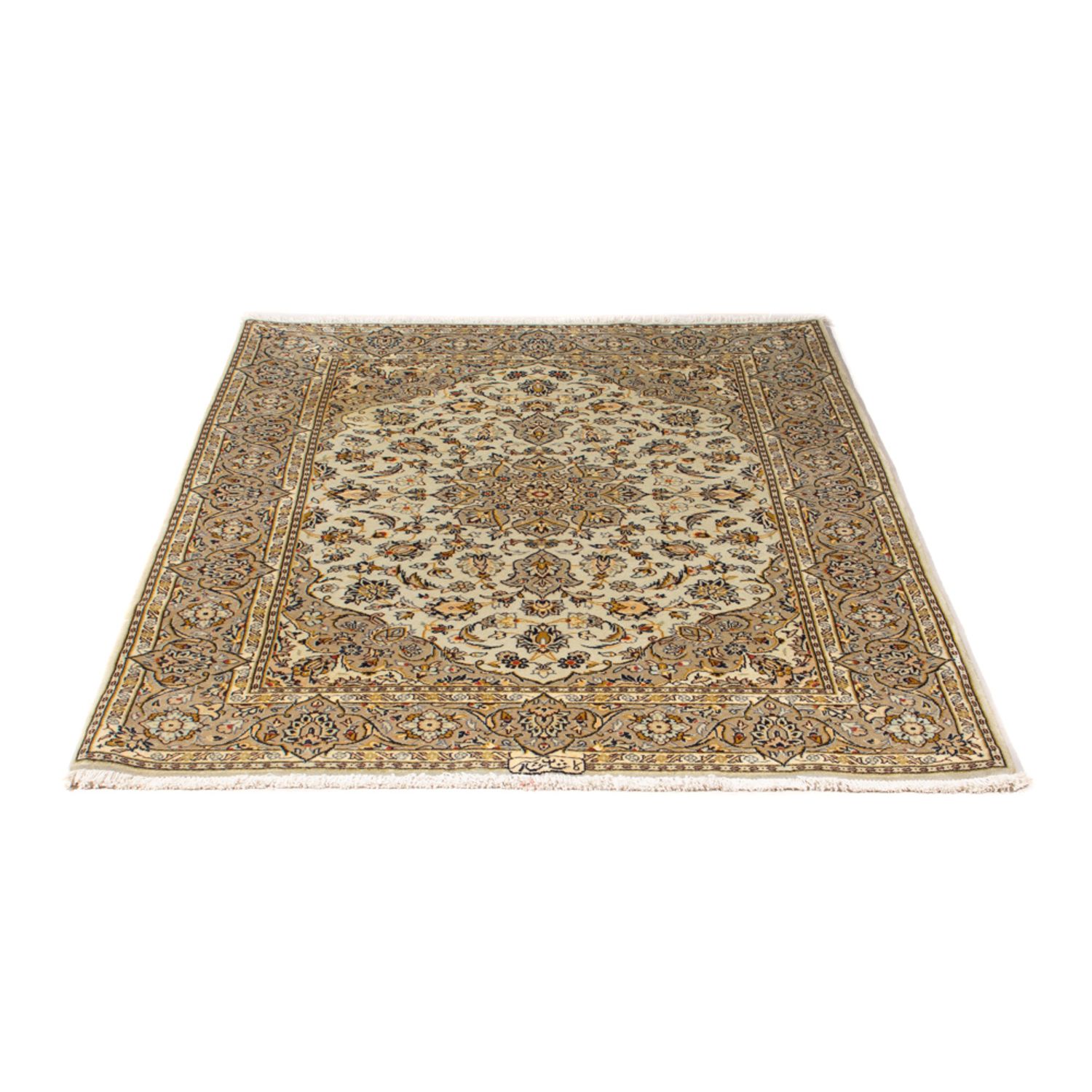 Persisk tæppe - Keshan - 171 x 118 cm - beige