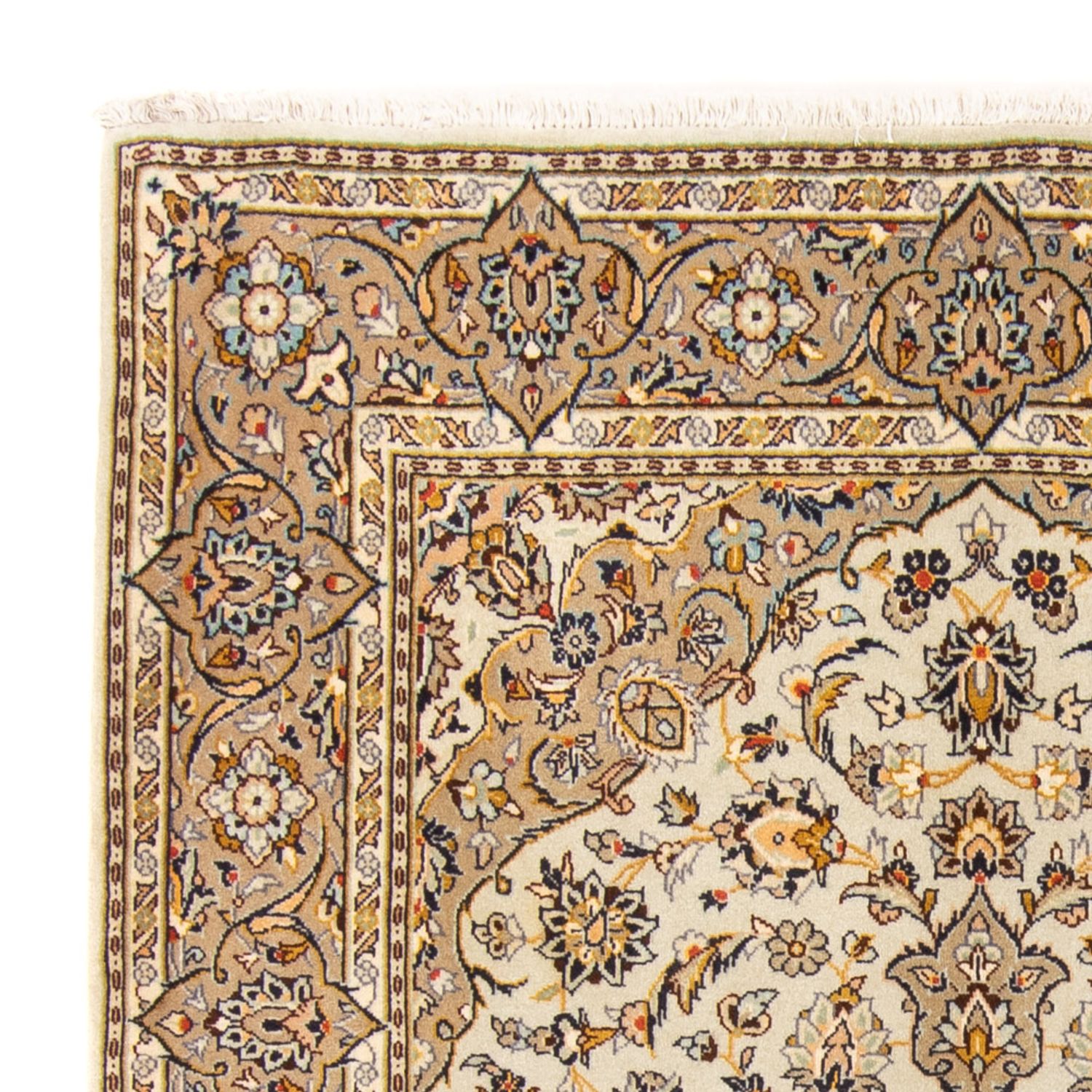 Perserteppich - Keshan - 170 x 118 cm - beige