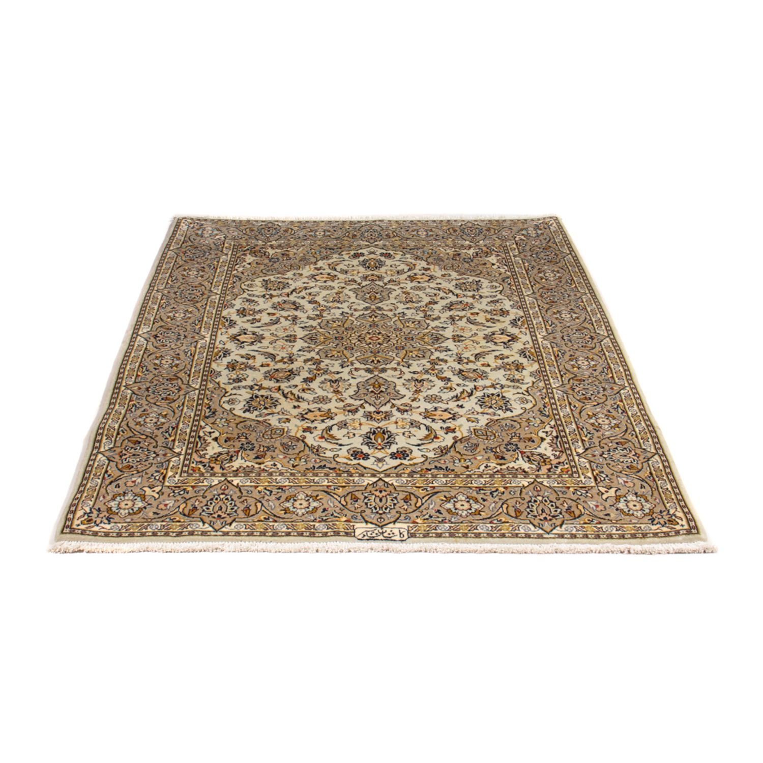 Perzisch tapijt - Keshan - 170 x 118 cm - beige