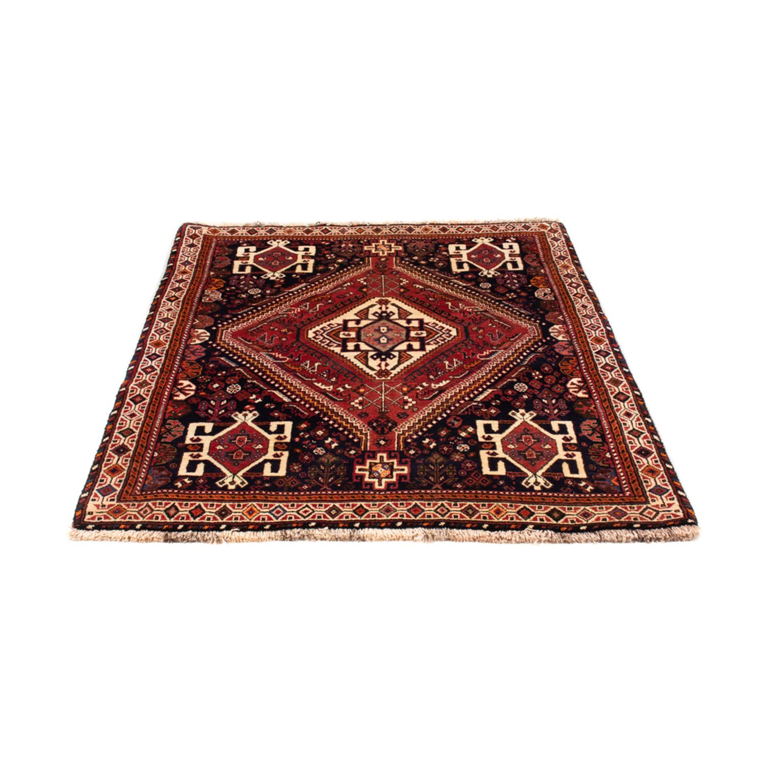 Tapis persan - Nomadic - 156 x 114 cm - rouge