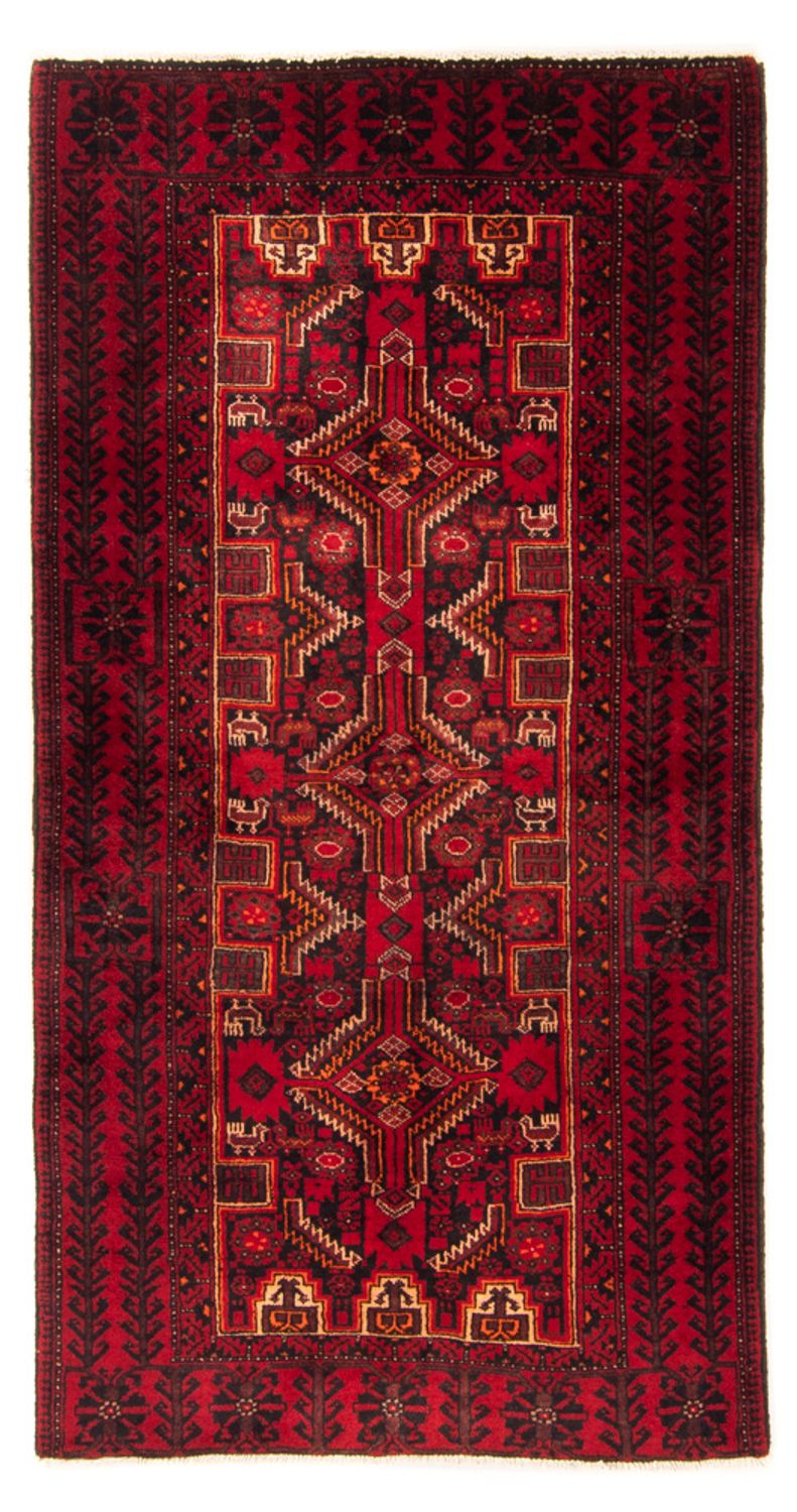 Baluch-matta - 173 x 89 cm - röd