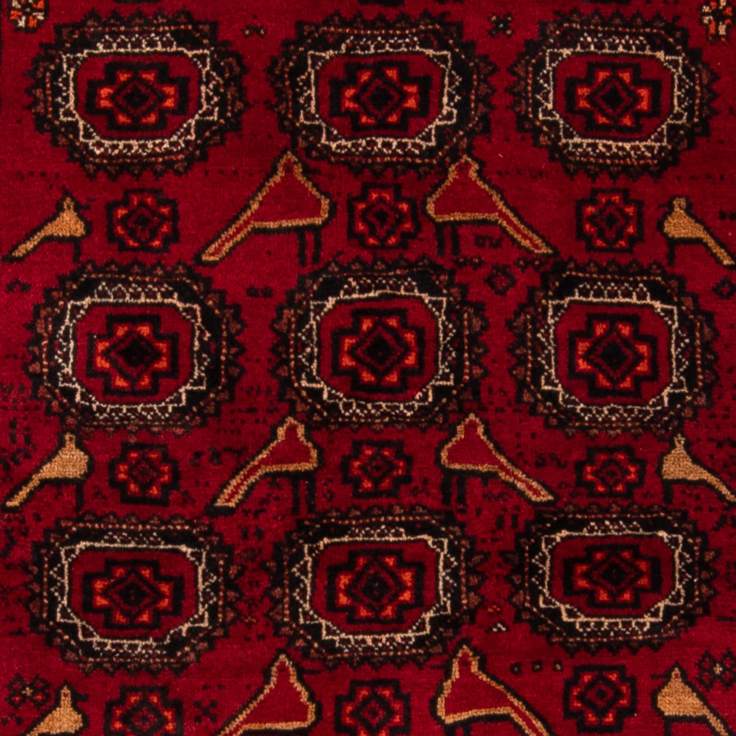 Corredor Tapete Baluch - 188 x 94 cm - vermelho