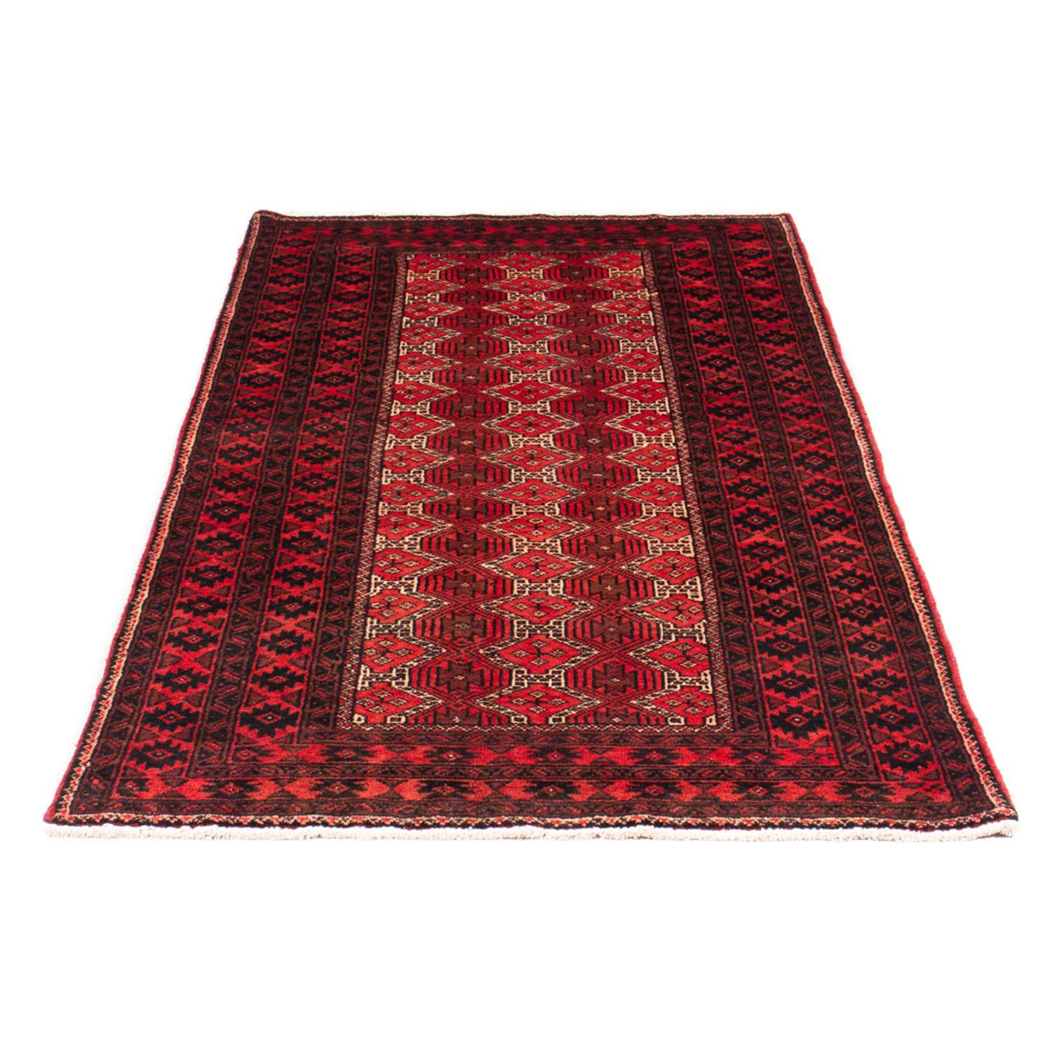 Runner Balúčský koberec - 191 x 95 cm - červená