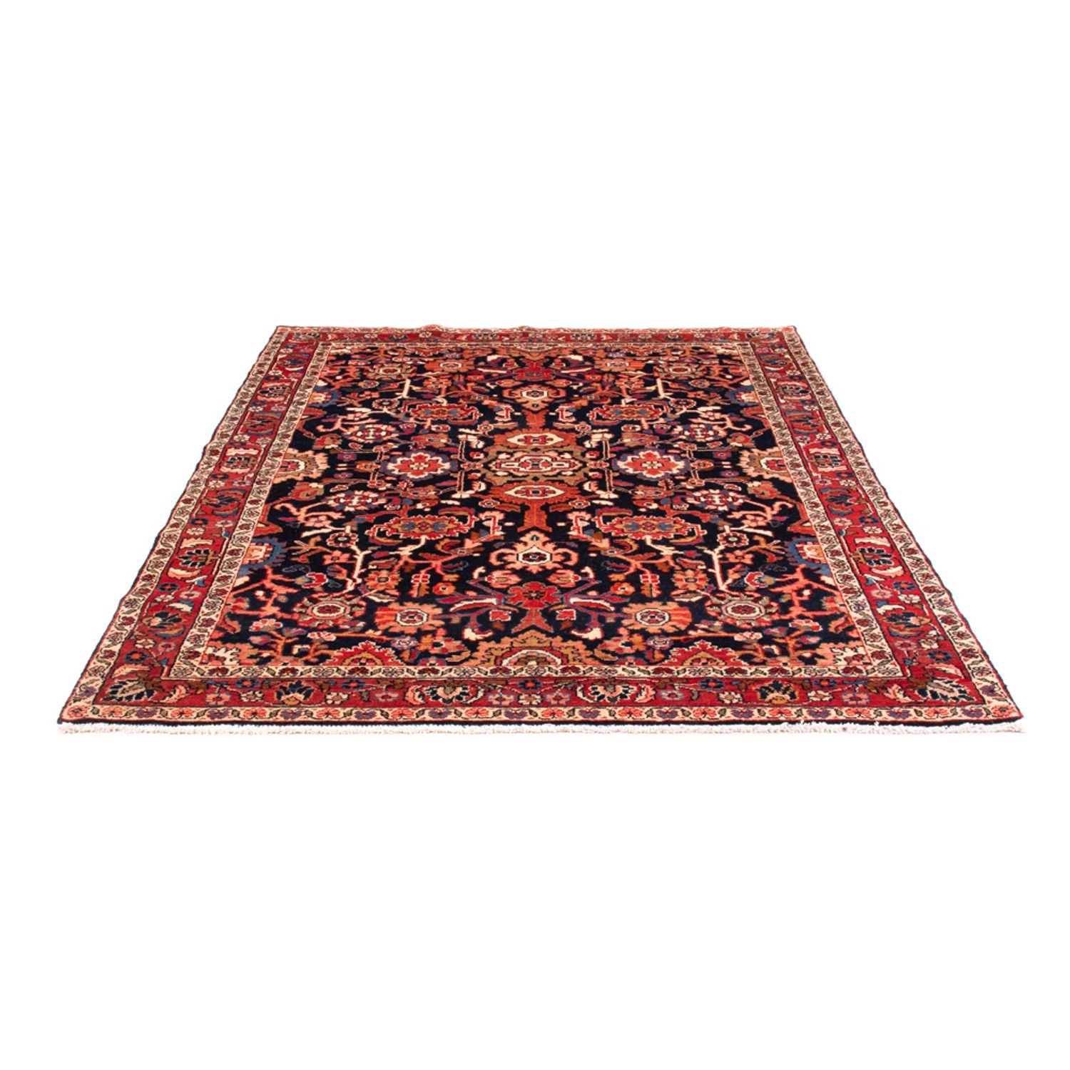 Tapis persan - Nomadic - 220 x 157 cm - bleu foncé