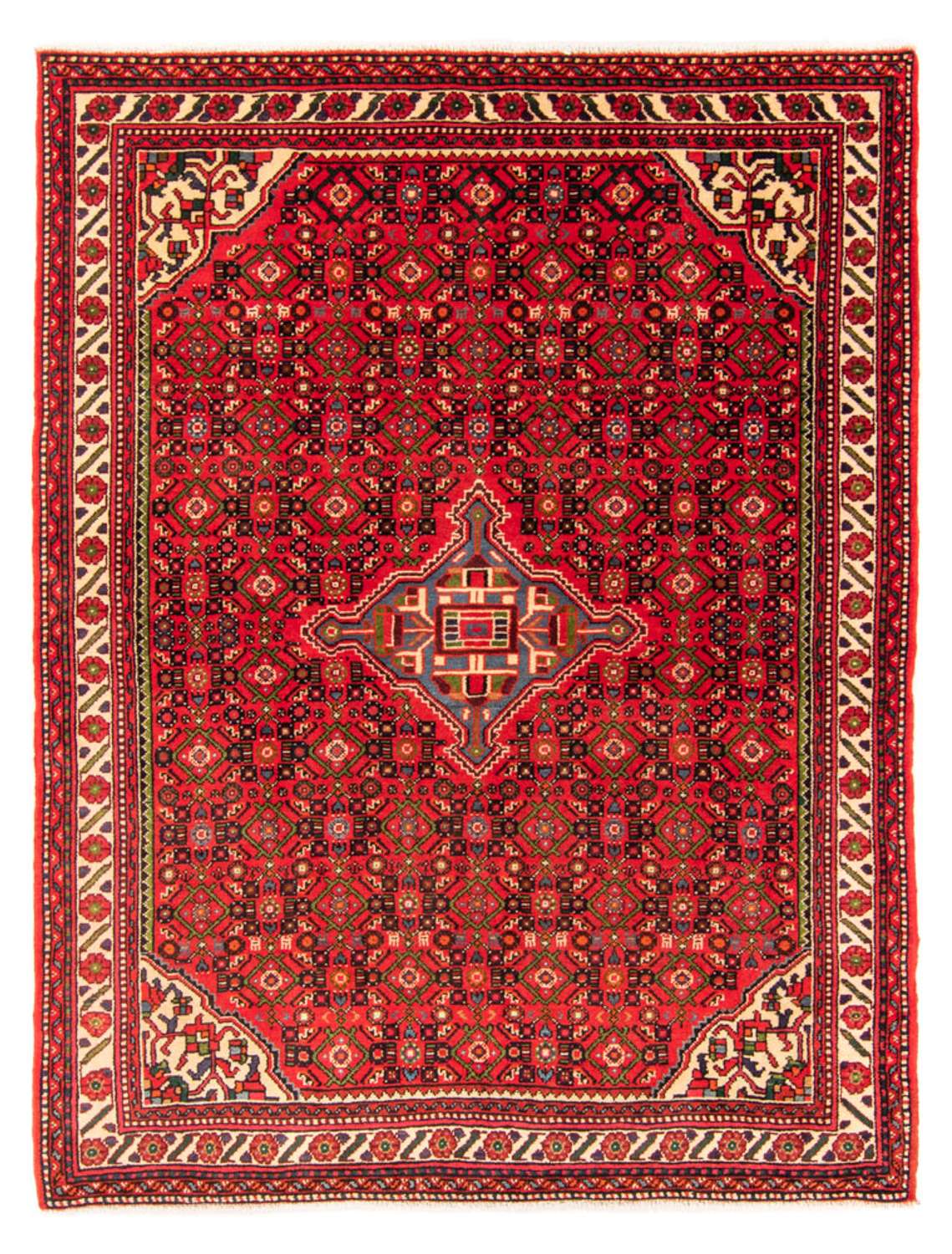 Perzisch Tapijt - Nomadisch - 204 x 155 cm - rood