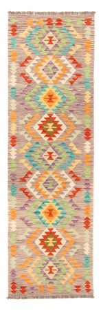 Runner Kelim Carpet - orientalisk matta - 292 x 83 cm - flerfärgad