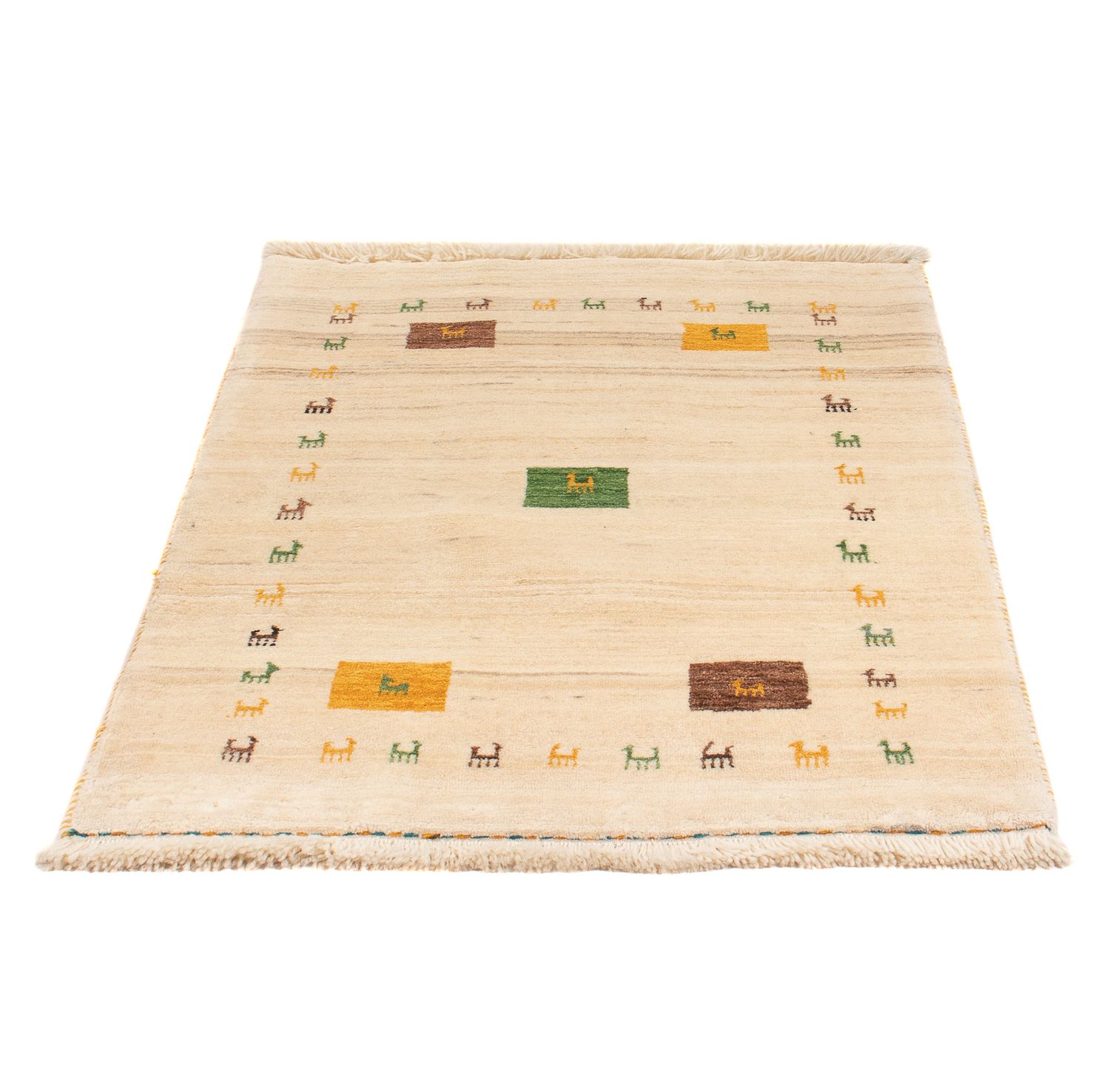 Tappeto Gabbeh - Loribaft Persero - 123 x 85 cm - multicolore