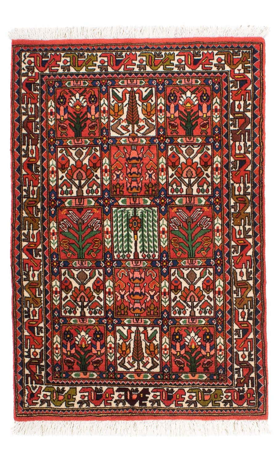 Tapis persan - Nomadic - 104 x 64 cm - multicolore