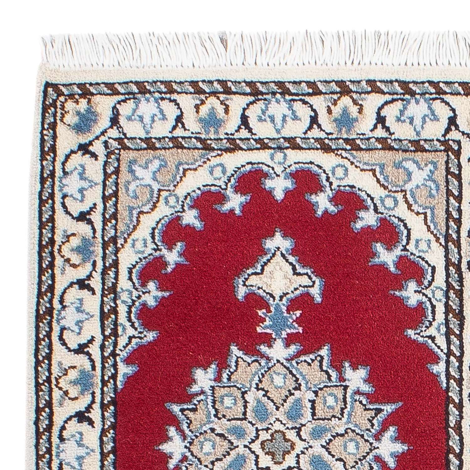 Tapis persan - Nain - 60 x 40 cm - rouge