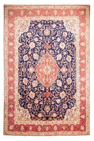 Tapis persan - Classique - 428 x 298 cm - bleu foncé