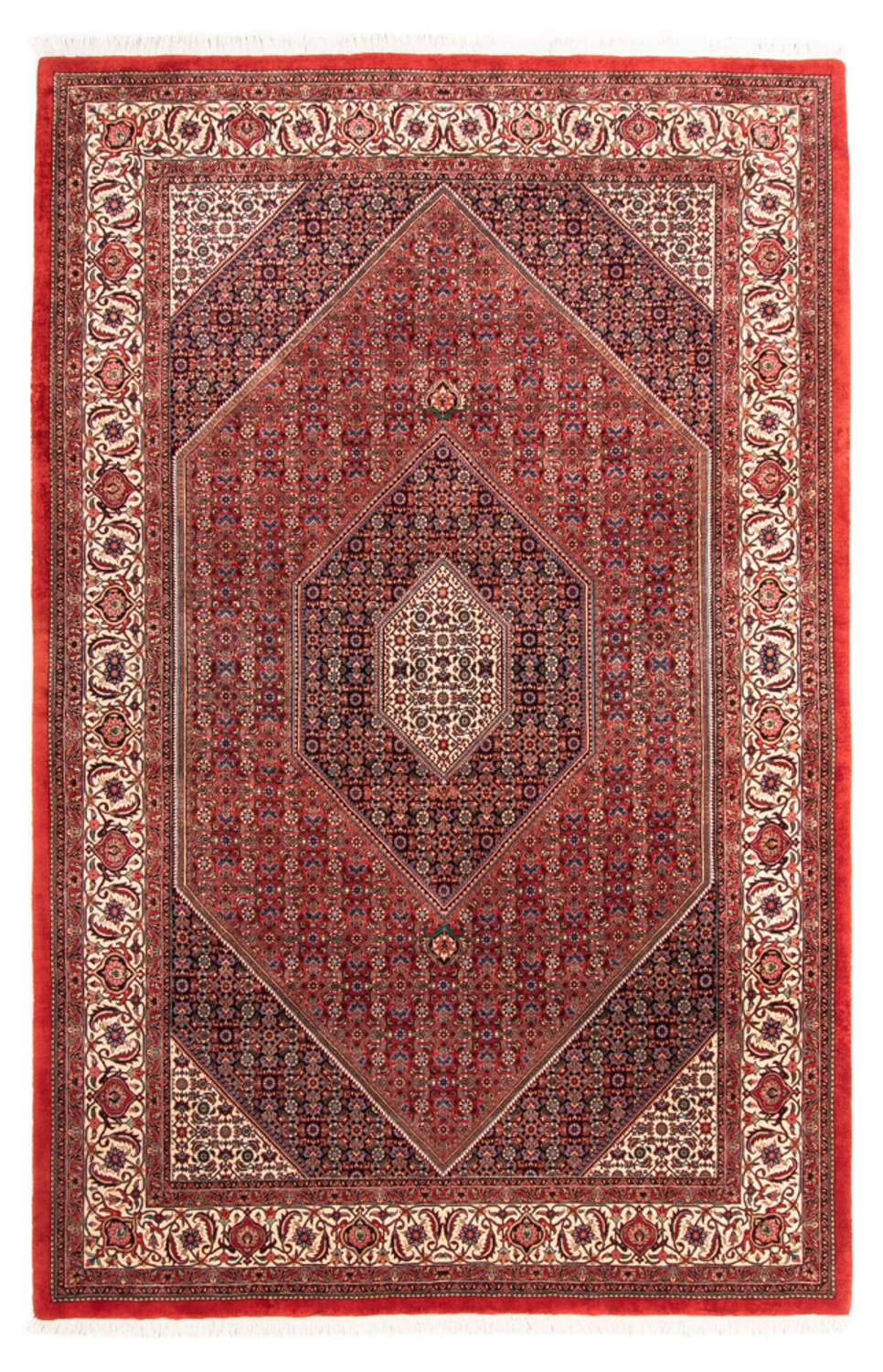 Alfombra persa - Bidjar - 310 x 205 cm - rojo