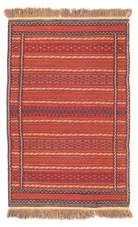 Kelim Carpet - orientalisk matta - 130 x 80 cm - flerfärgad