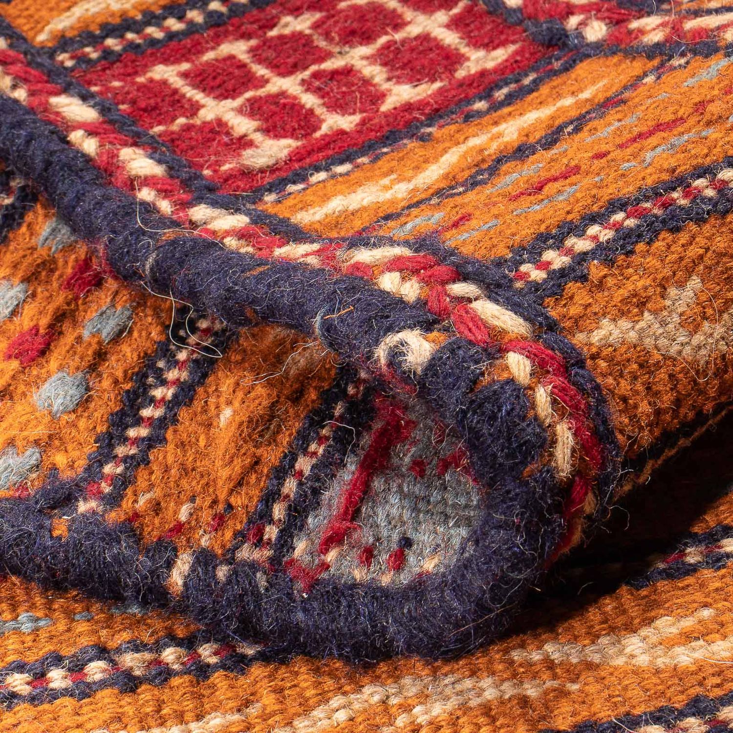 Runner Kelim Carpet - orientalisk matta - 200 x 70 cm - flerfärgad