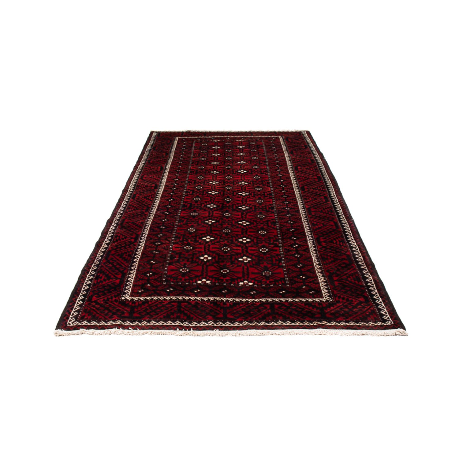 Tapis persan - Nomadic - 304 x 150 cm - rouge