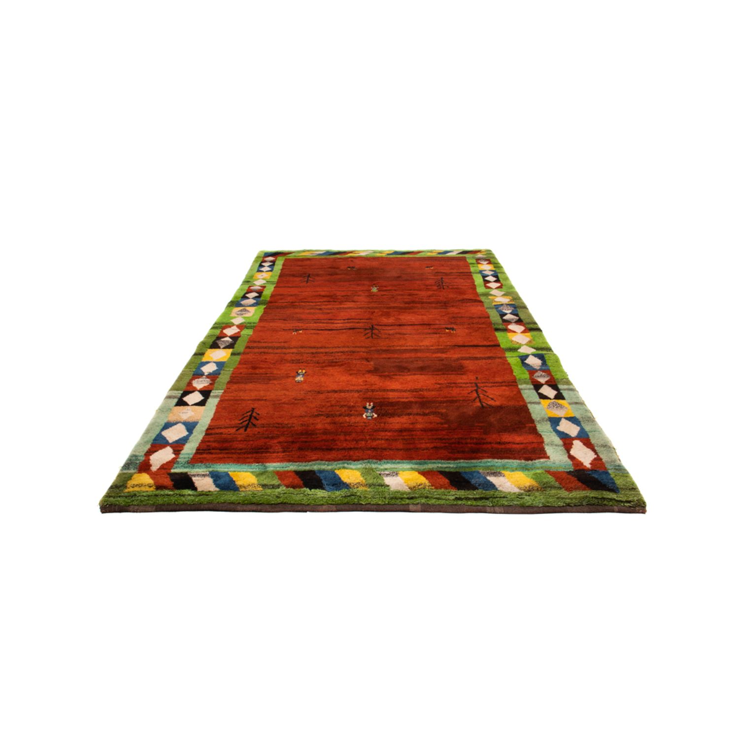 Gabbeh Teppich - Indus - 322 x 215 cm - rot