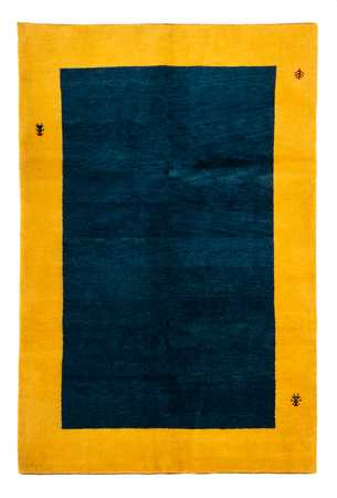 Tapete Gabbeh - Indus - 290 x 194 cm - azul escuro