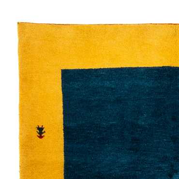 Tapis Gabbeh - Indus - 290 x 194 cm - bleu foncé