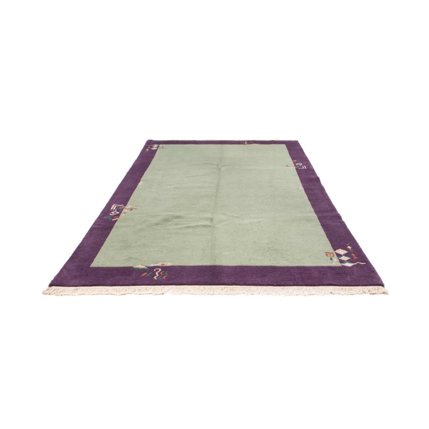 Tapis Népalais - 300 x 200 cm - vert clair