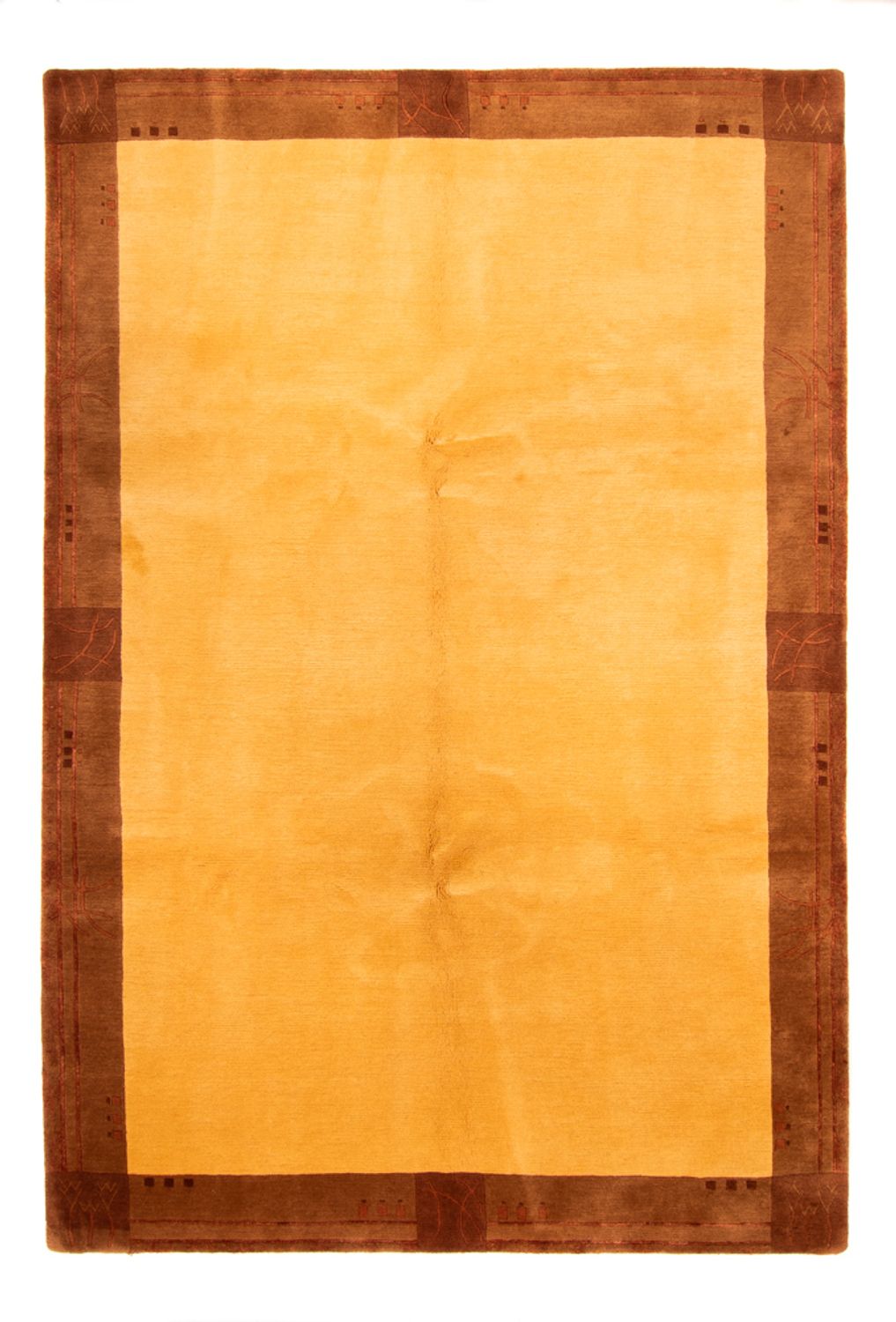 Nepal mattan - 300 x 200 cm - guld