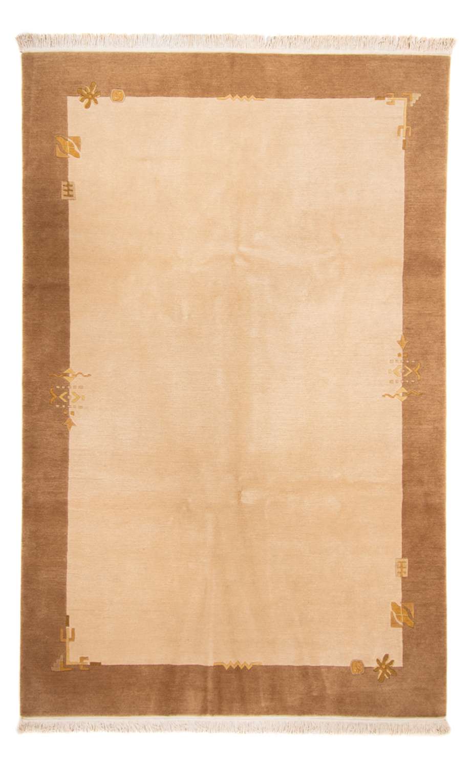 Nepálský koberec - 295 x 199 cm - béžová