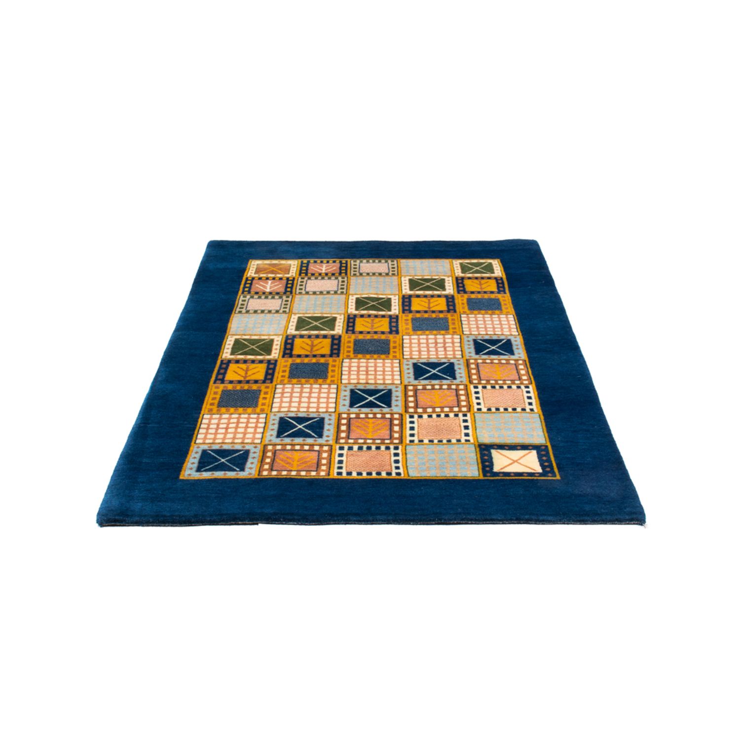 Gabbeh Rug - Loribaft Perser - 161 x 110 cm - blue