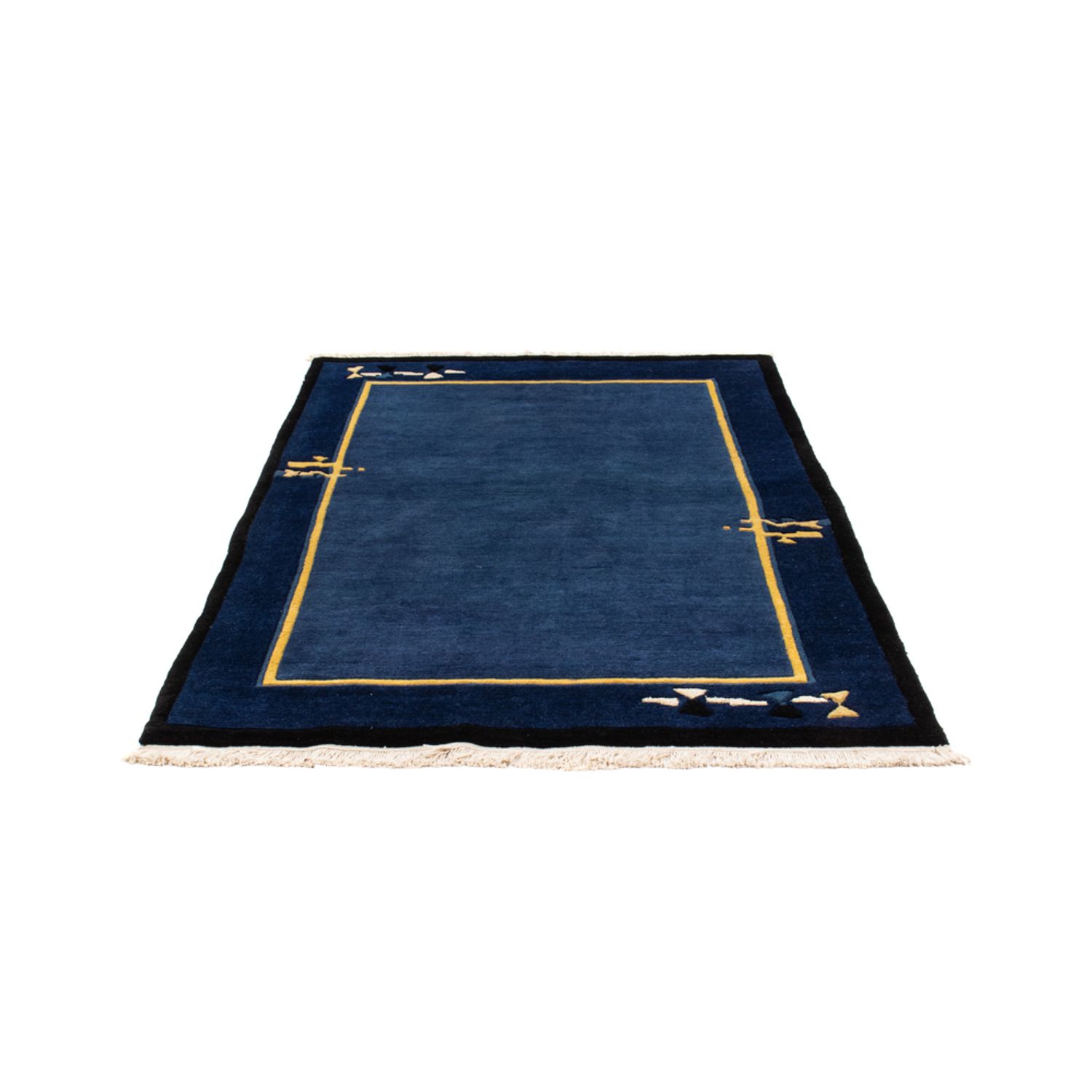 Alfombra de Nepal - 180 x 120 cm - azul