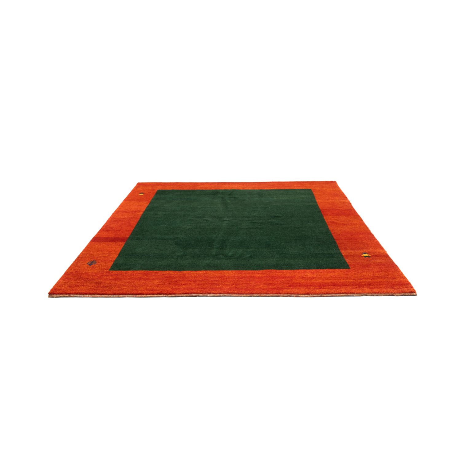 Alfombra Gabbeh - Indus cuadrado  - 250 x 247 cm - verde