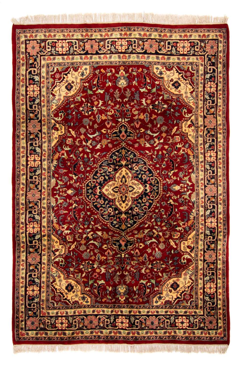 Tapete persa - Keshan - Real - 303 x 206 cm - vermelho