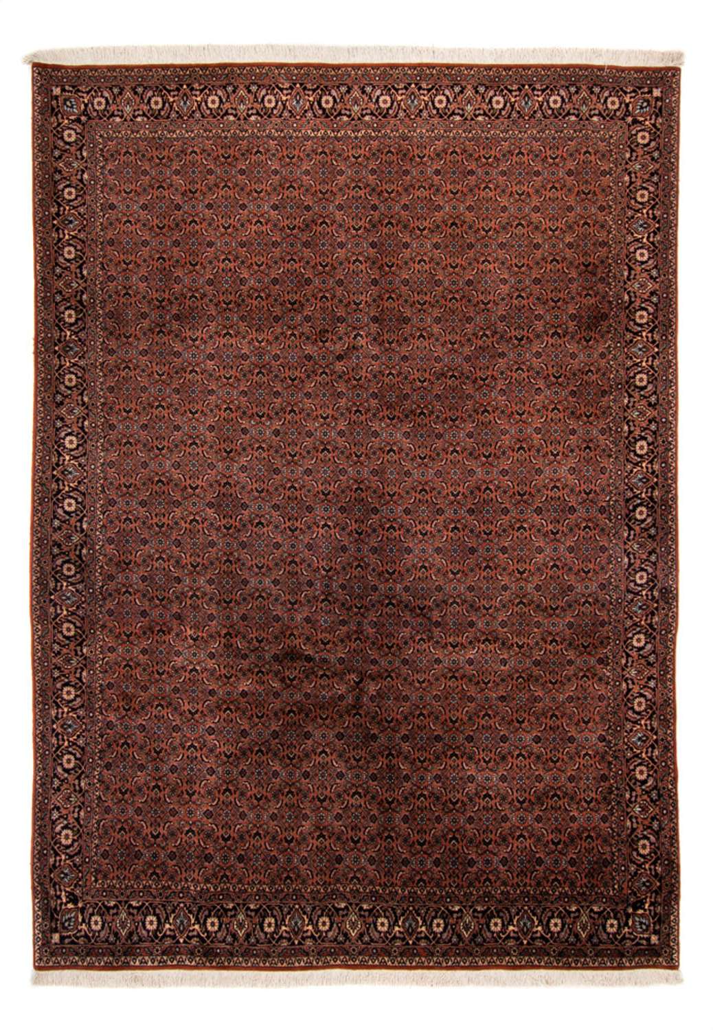 Alfombra persa - Bidjar - Real - 296 x 210 cm - marrón