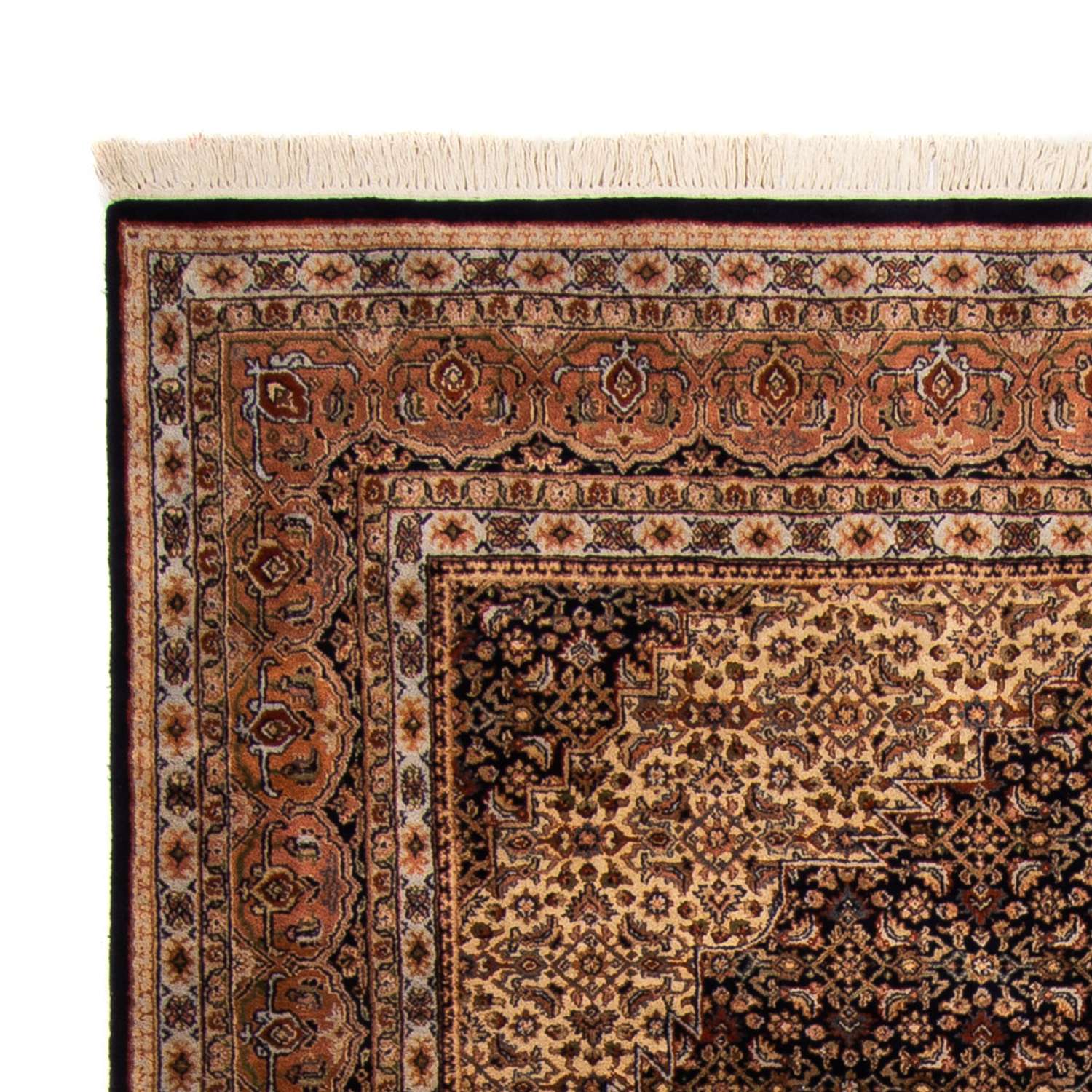 Orientalny dywan - Bijar - Indus - Royal - 309 x 203 cm - ciemnoniebieski