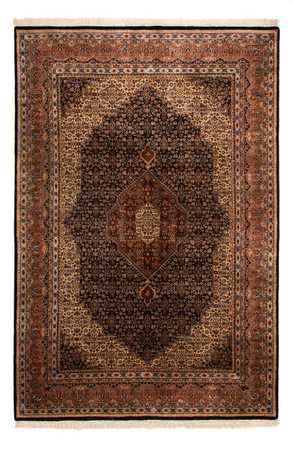 Alfombra oriental - Bidjar - Indus - Real - 309 x 203 cm - azul oscuro