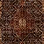 Orientalny dywan - Bijar - Indus - Royal - 309 x 203 cm - ciemnoniebieski