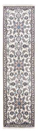 Tapis de couloir Tapis persan - Nain - 290 x 76 cm - crème