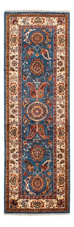 Tapis de couloir Tapis Ziegler - Ariana - 239 x 88 cm - bleu clair