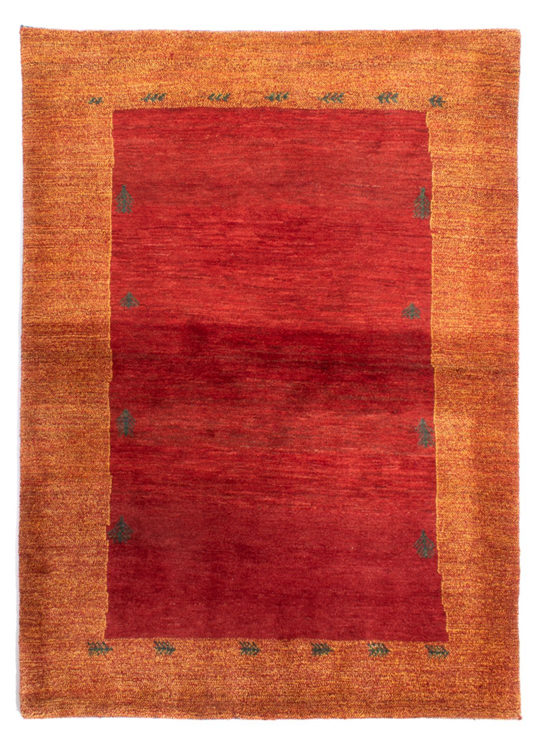 Gabbeh-matta - Loribaft Persian - 198 x 145 cm - röd