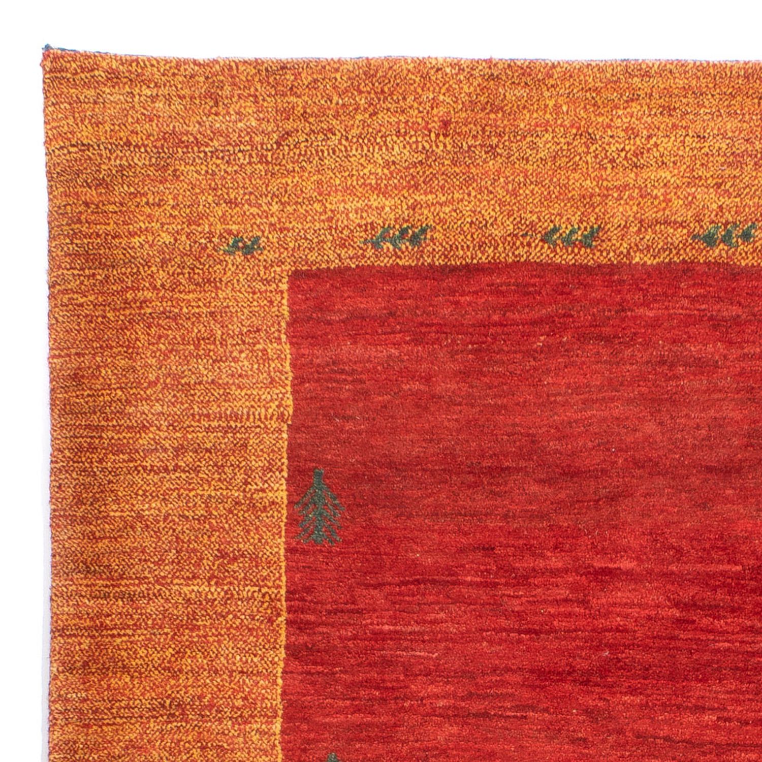 Gabbeh Teppich - Loribaft Perser - 198 x 145 cm - rot