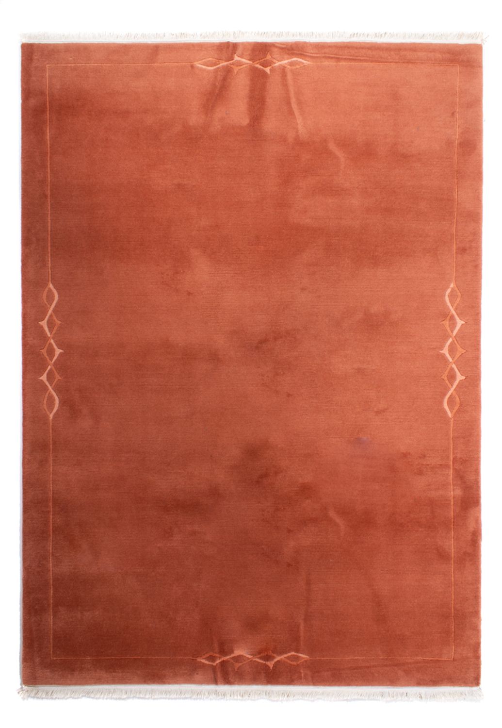 Nepal Teppich - Royal - 238 x 171 cm - rost