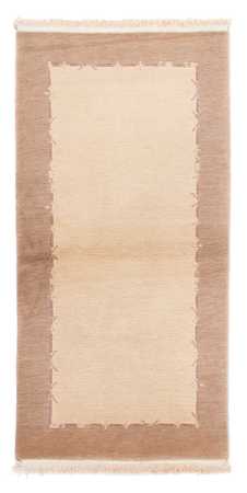 Løper Nepal teppe - 175 x 89 cm - beige