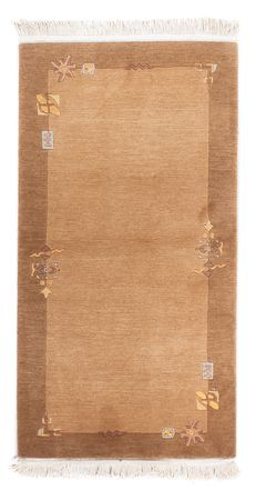 Tapis Népalais - Royal - 137 x 72 cm - marron clair