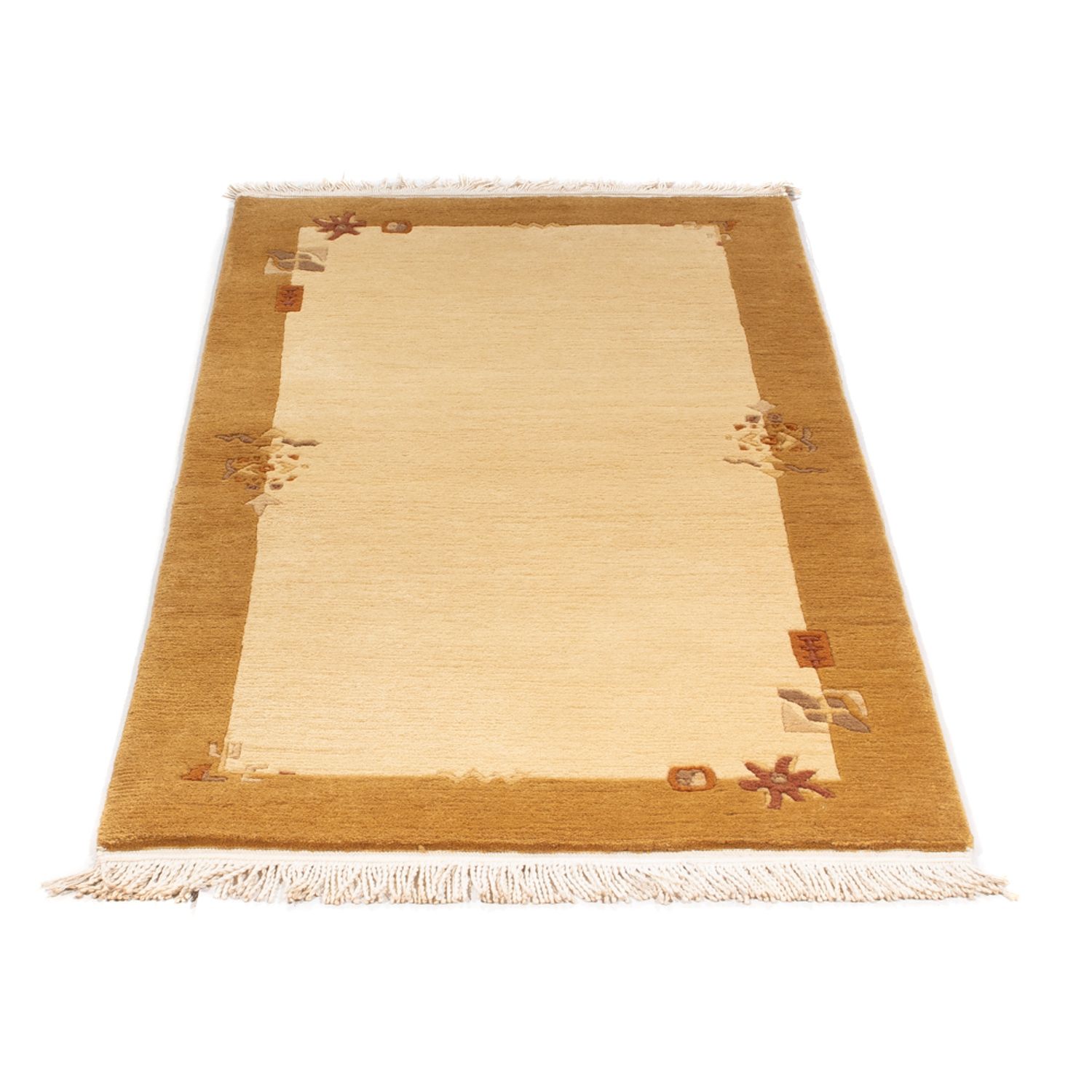 Nepal tapijt - Koninklijke - 143 x 71 cm - beige