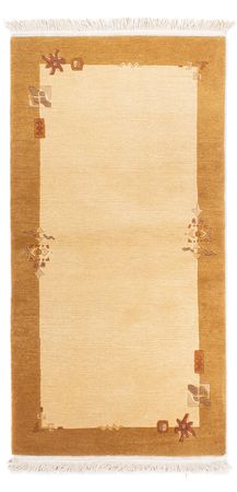 Nepal tapijt - Koninklijke - 143 x 71 cm - beige