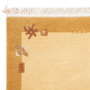 Nepal teppe - Royal - 143 x 74 cm - beige