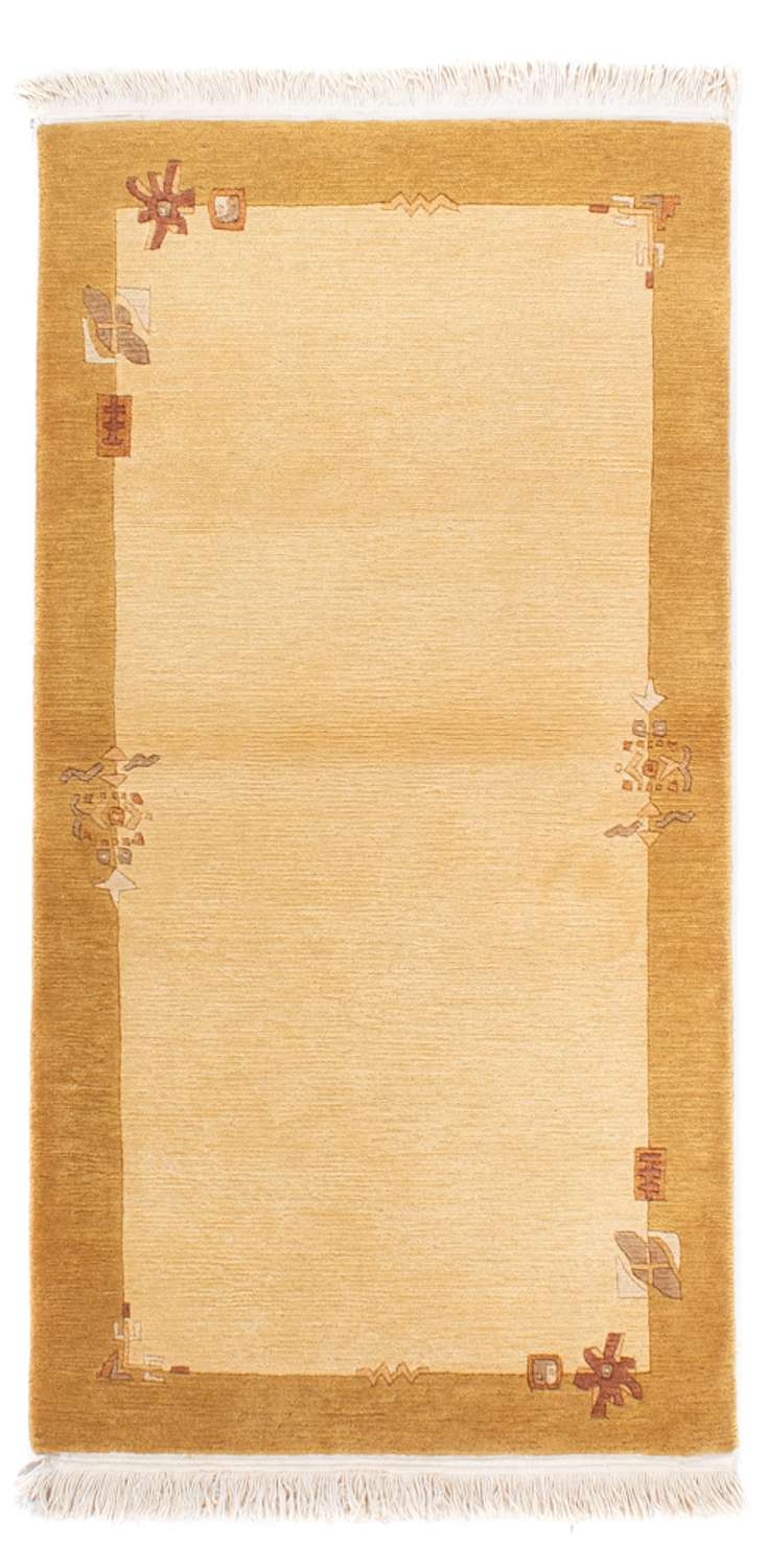 Nepal tapijt - Koninklijke - 144 x 74 cm - beige