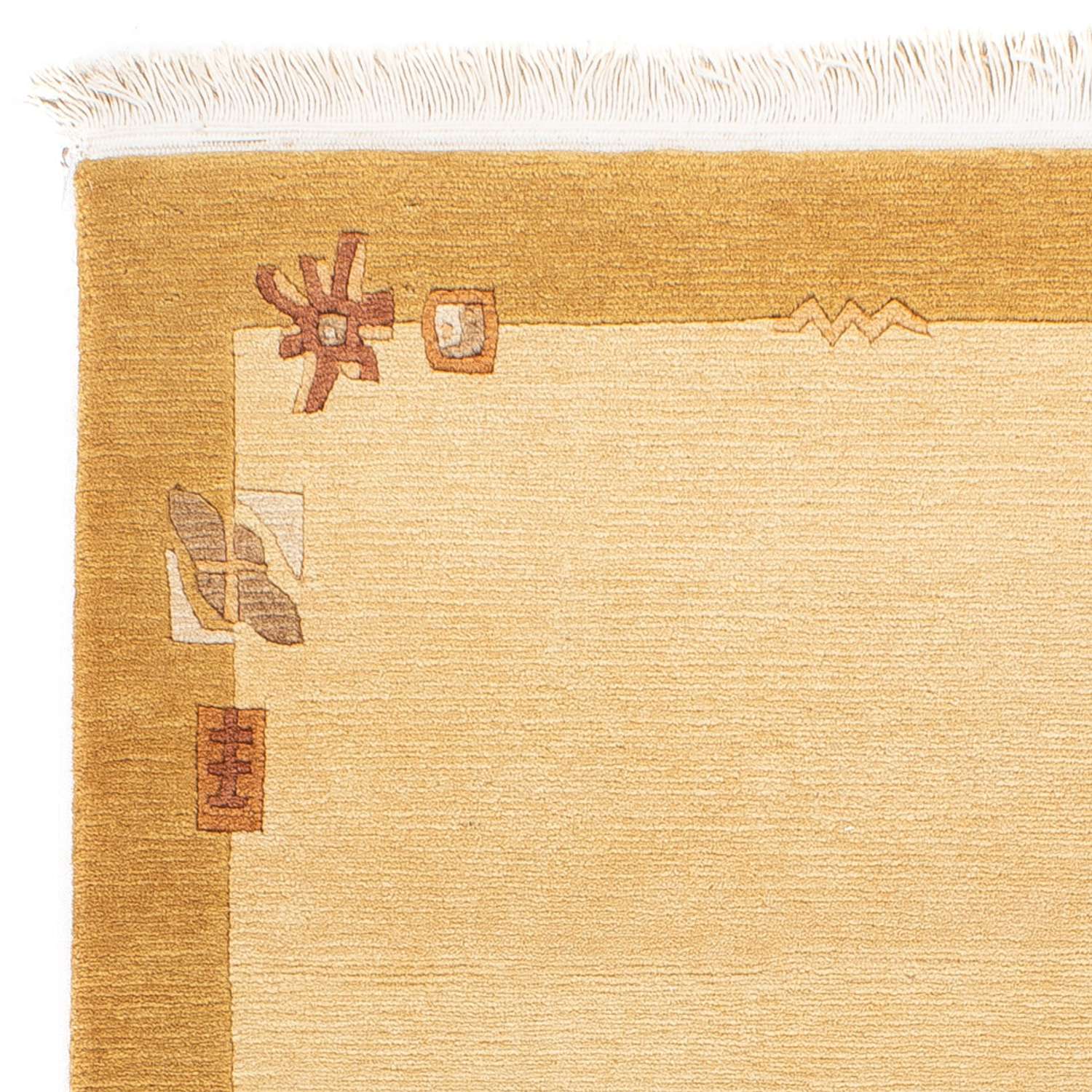 Nepal mattan - Kungliga - 144 x 74 cm - beige