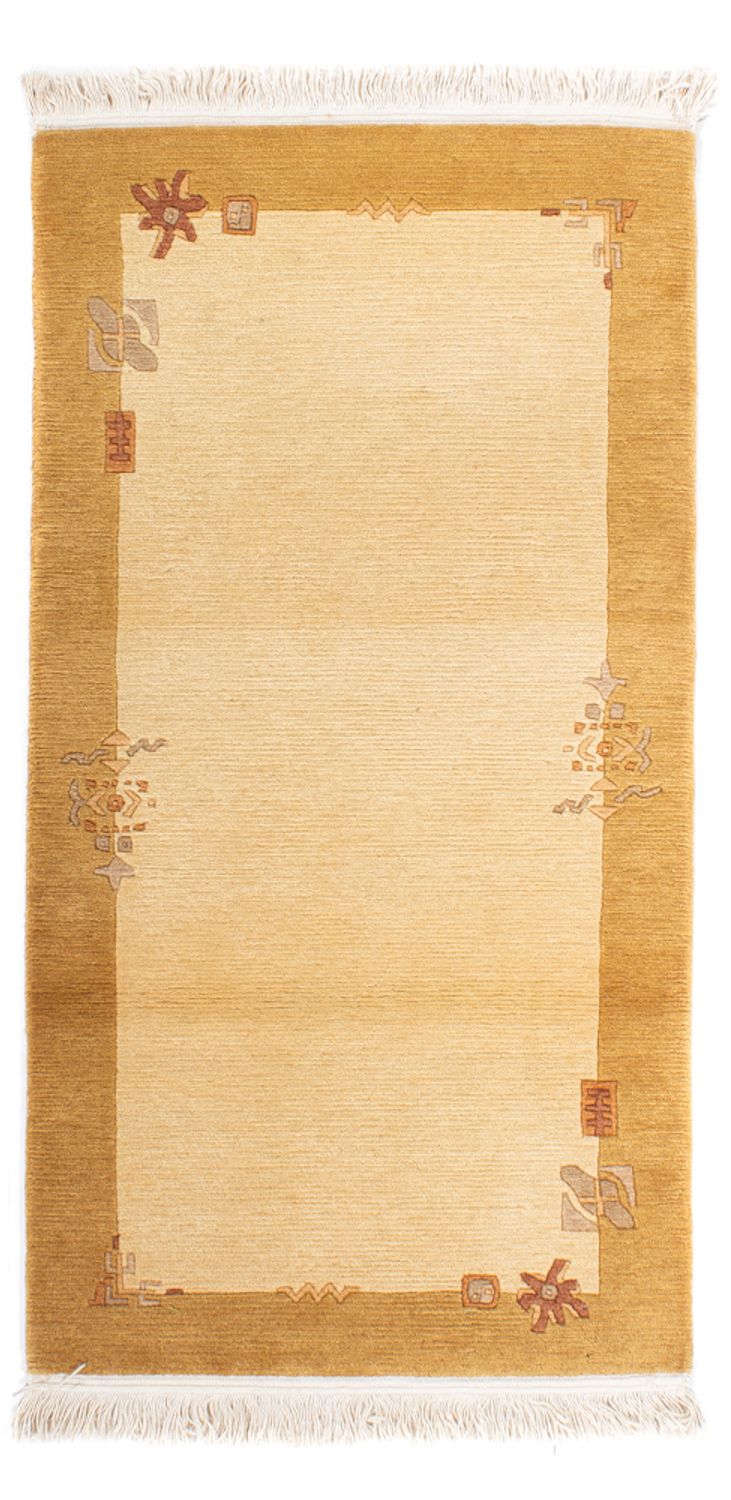 Tapis Népalais - Royal - 139 x 71 cm - beige