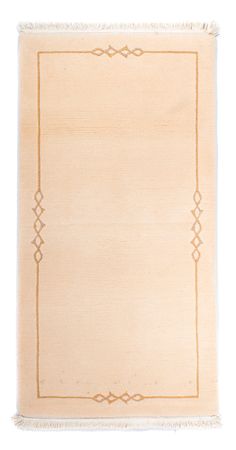 Nepal tapijt - Koninklijke - 141 x 72 cm - beige