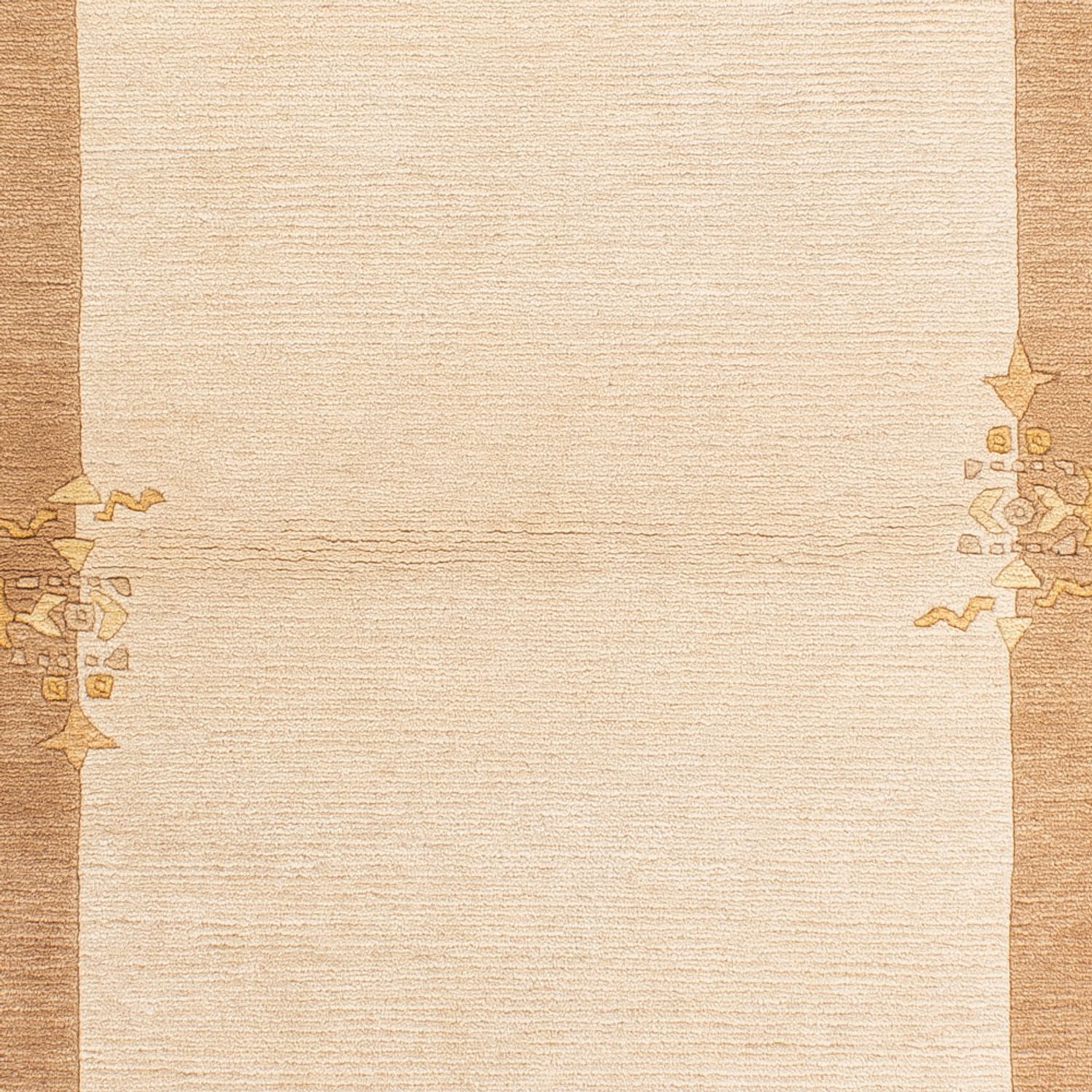 Nepal tapijt - Koninklijke - 137 x 71 cm - beige