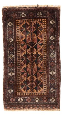 Tapis Belutsch - 86 x 51 cm - orange