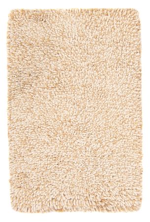 Tapis à poils longs - 90 x 60 cm - beige